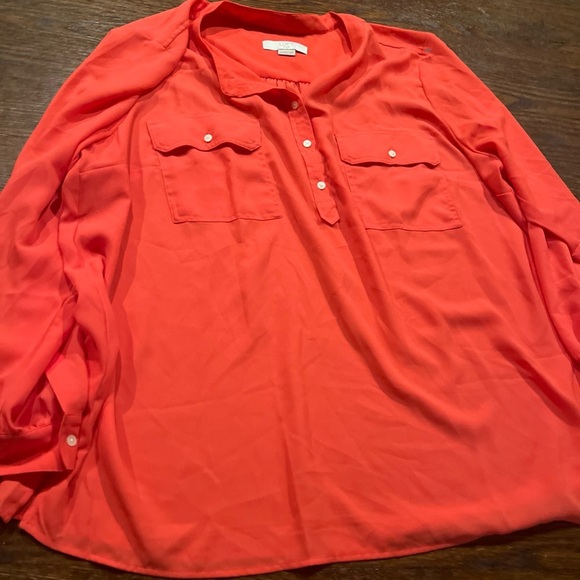 Women's LOFT Button Fronr Shirt Plus Size 22 - Picture 2 of 4